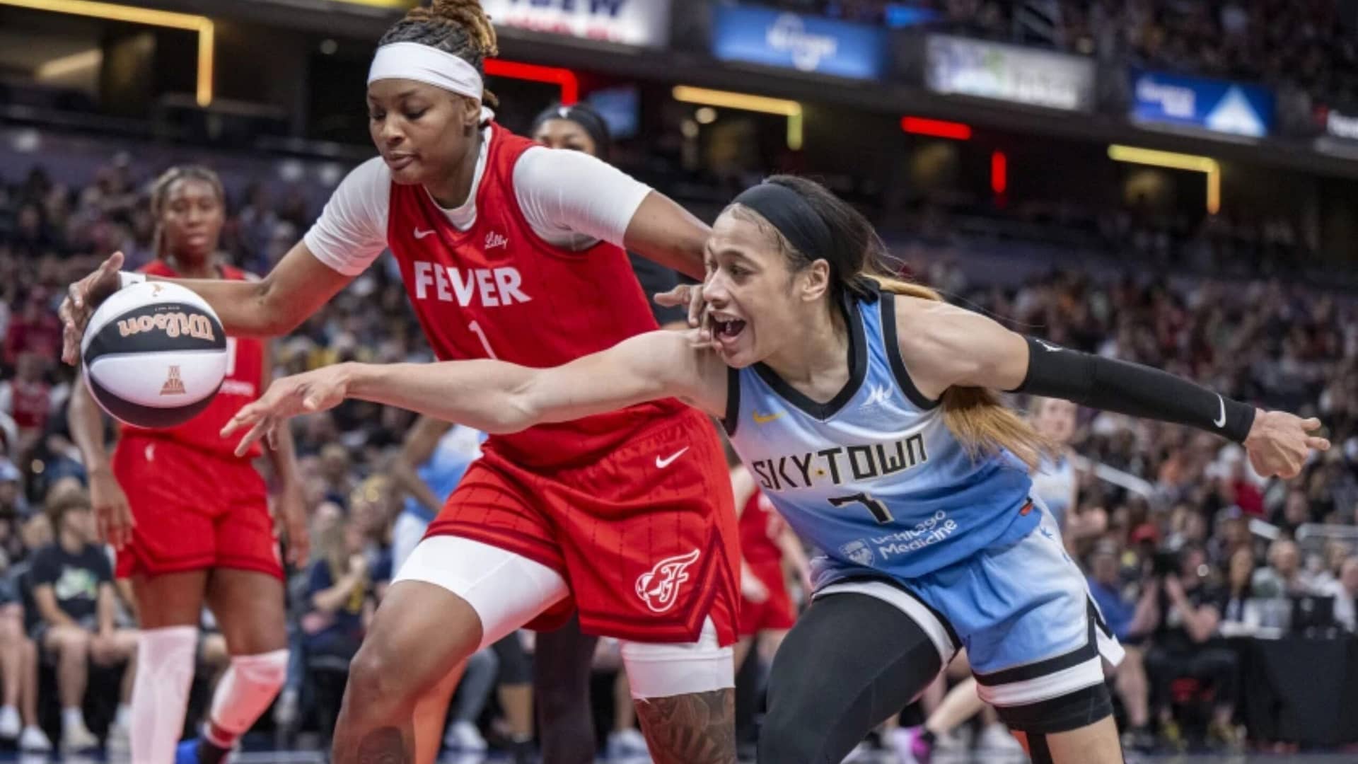 Angel Reese and Caitlin Clark Set to Ignite Sky-Fever Showdown (Doug McSchooler/AP)