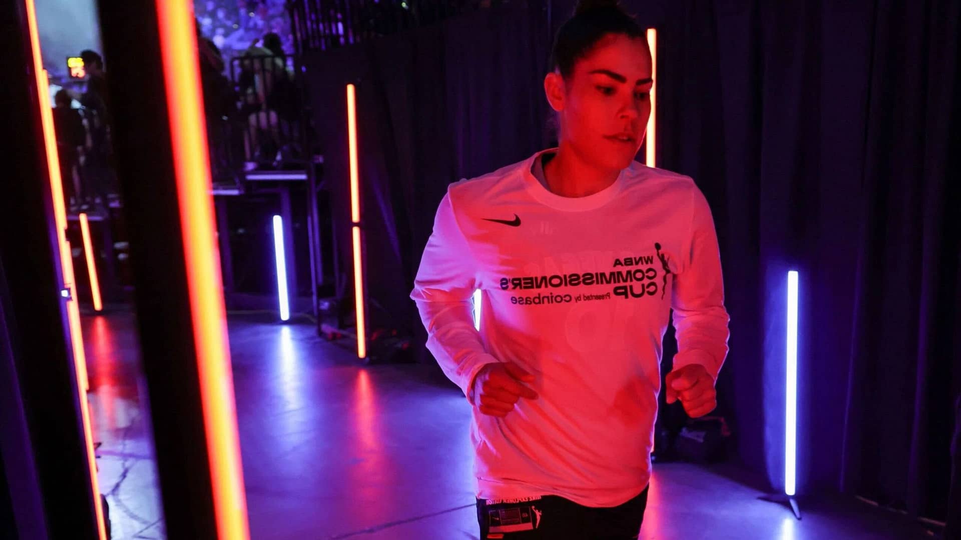 Kelsey Plum Sets the Tone for the Aces with Pre-Game Jig Ahead of Crucial Lynx Clash